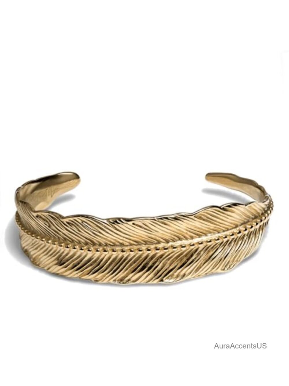 18K Gold Plated Stainless Steel Cuff Bracelet Minimalist Screw Design Unisex
